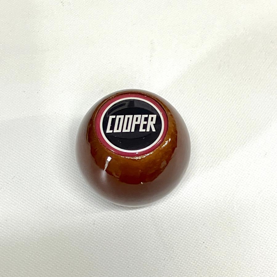 丸型ウッドシフトノブ・ビックマーク（COOPER） : ミニマルヤマ - 通販 
