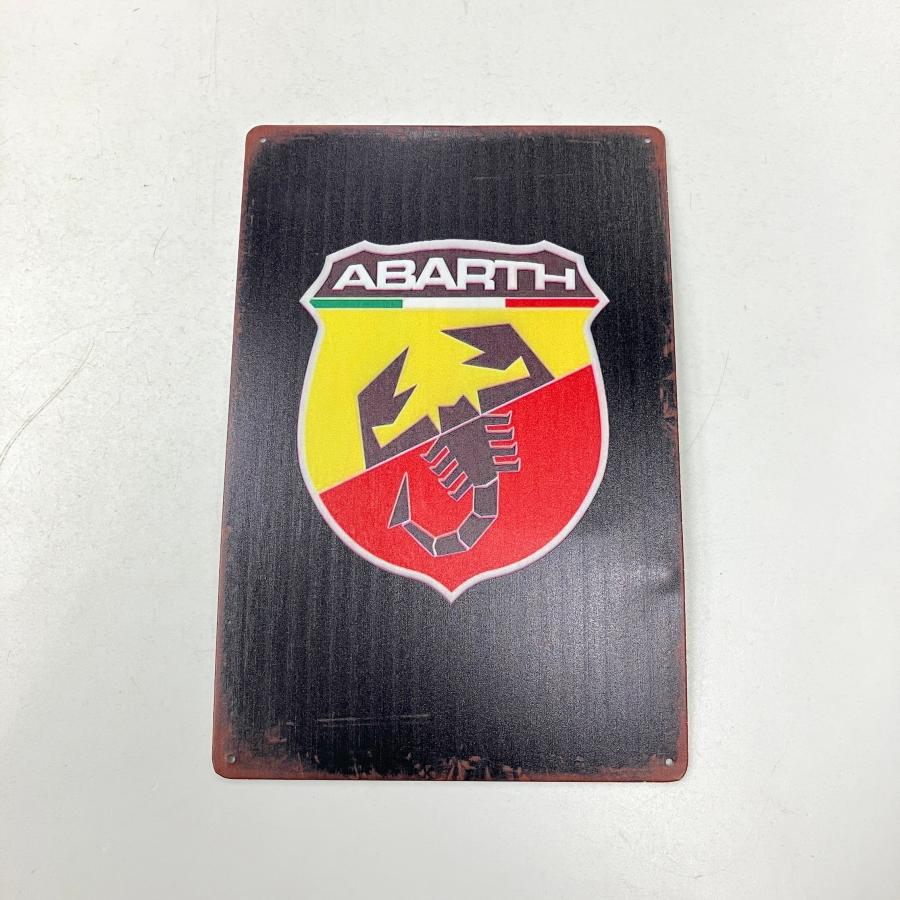 アバルト　ABARTH 看板　非売品　置物 アバルト ABARTH 看板 非売品 置物 アバルト ABARTH 看板 非売品 置物