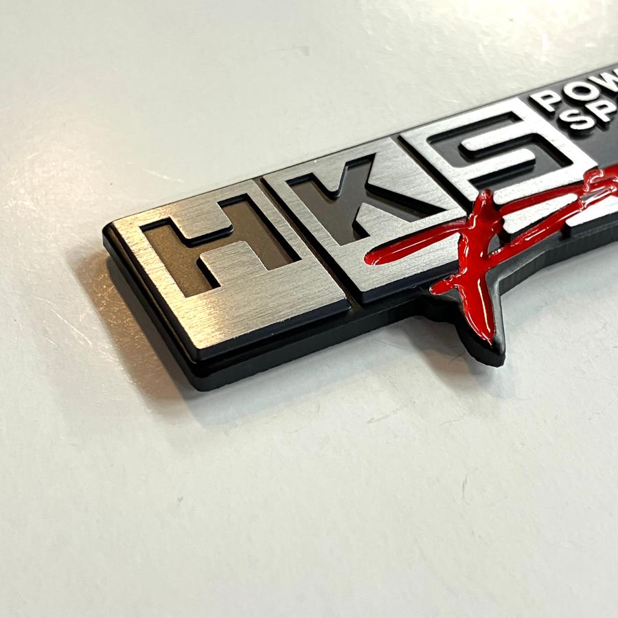 HKS（エッチケーエス） 現品 HKS POWER AND SPORTS プレートステッカー