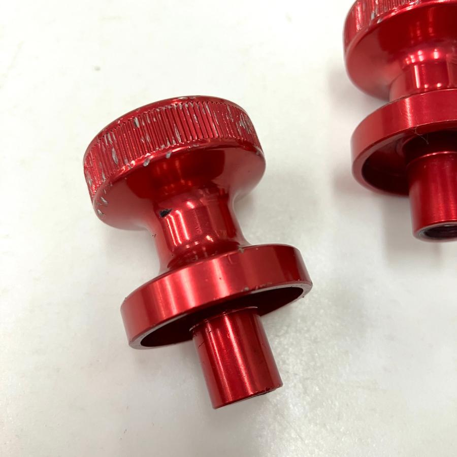 現品 アルミロッカーカバーボルトセット・レッドアルマイト : ミニ