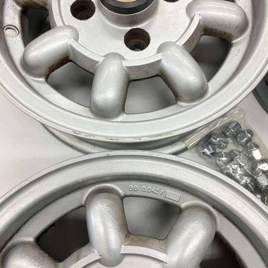 GBアルミホイール　12インチ　5J　4本 中古 クラシックミニ用 12インチ 5J GBアルミホイール4本セット : ミニ