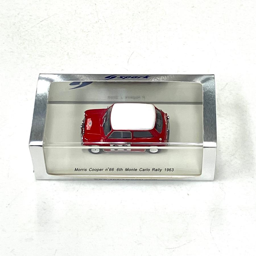 現品 spark Morris Cooper n°66 6th Monte Carlo Rally 1963 ミニカー