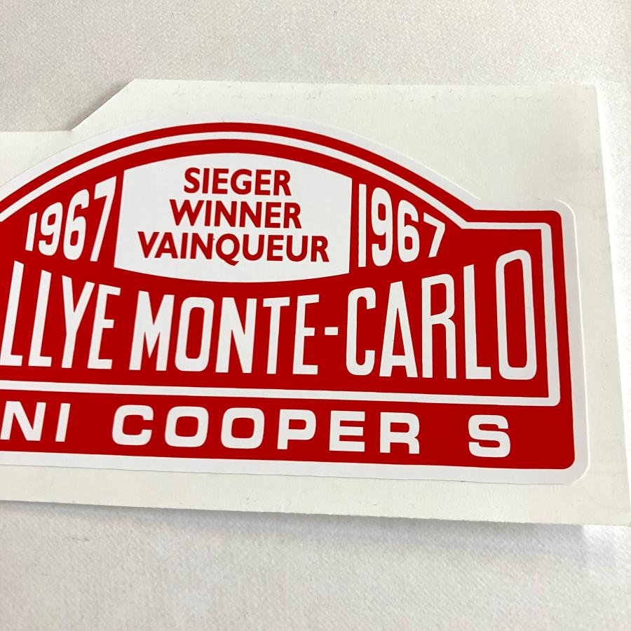 A Pair of BMC RALLYE MONTE-CARLO 1967 Motor Racing Car Patches