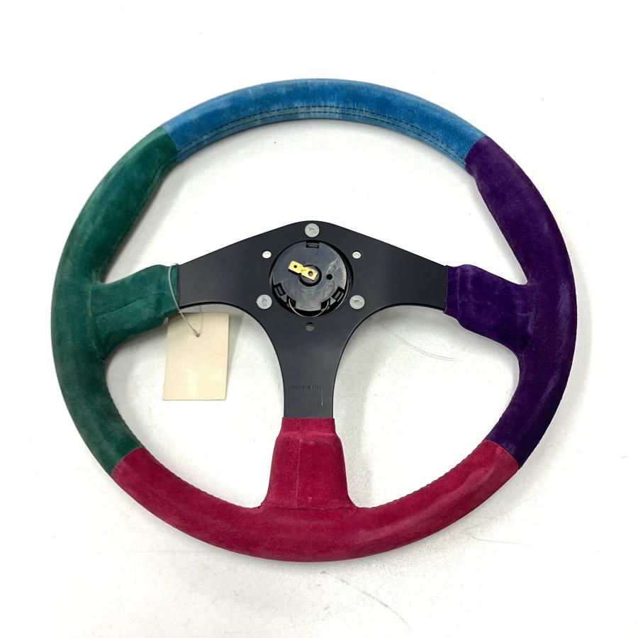 現品 MOMOボス用 sport line バックスキン4カラー ステアリング : ミニ