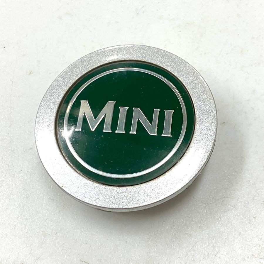 ☆ ローバーミニ　緑キャップ　純正ホイール　スタッドレス　☆ 現品 クラシックミニ純正 センターキャップ（MINIグリーン） : ミニ