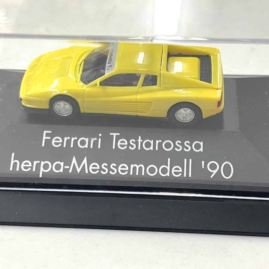 現品 herpa Messemodell '90 1/87 Ferrari Testarossa ミニカー : ミニ