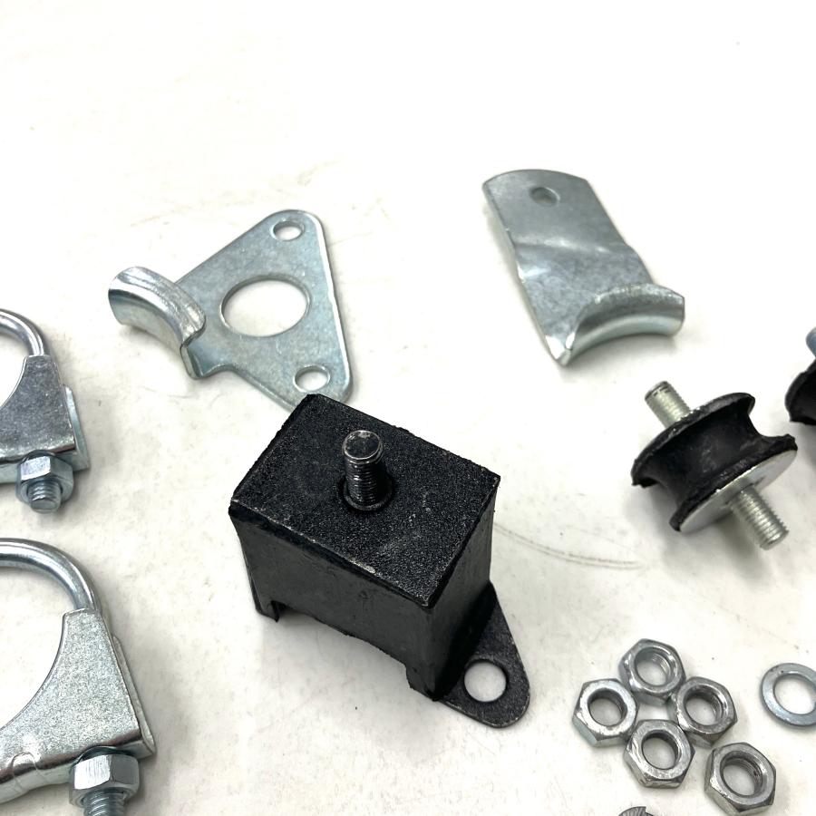 RC40ステンレススチールサイド出しマフラー用 フィッティングキット