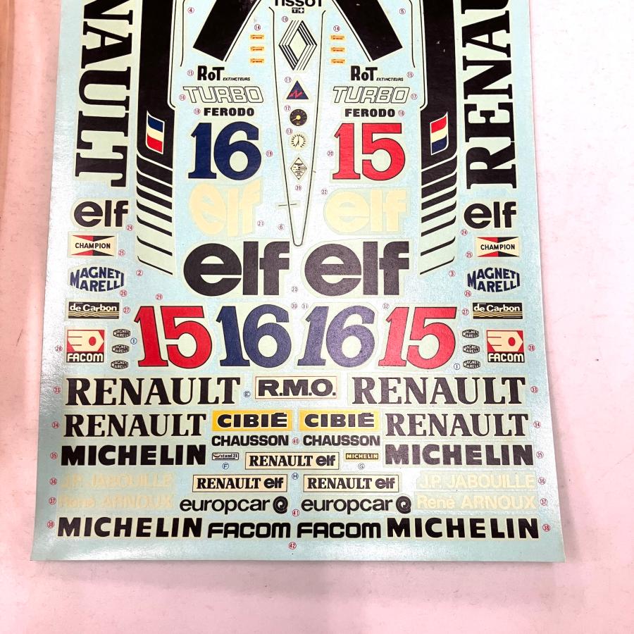 タミヤ（TAMIYA） 現品 新品 1/12 RENAULT RE-20 TURBO プラモデル