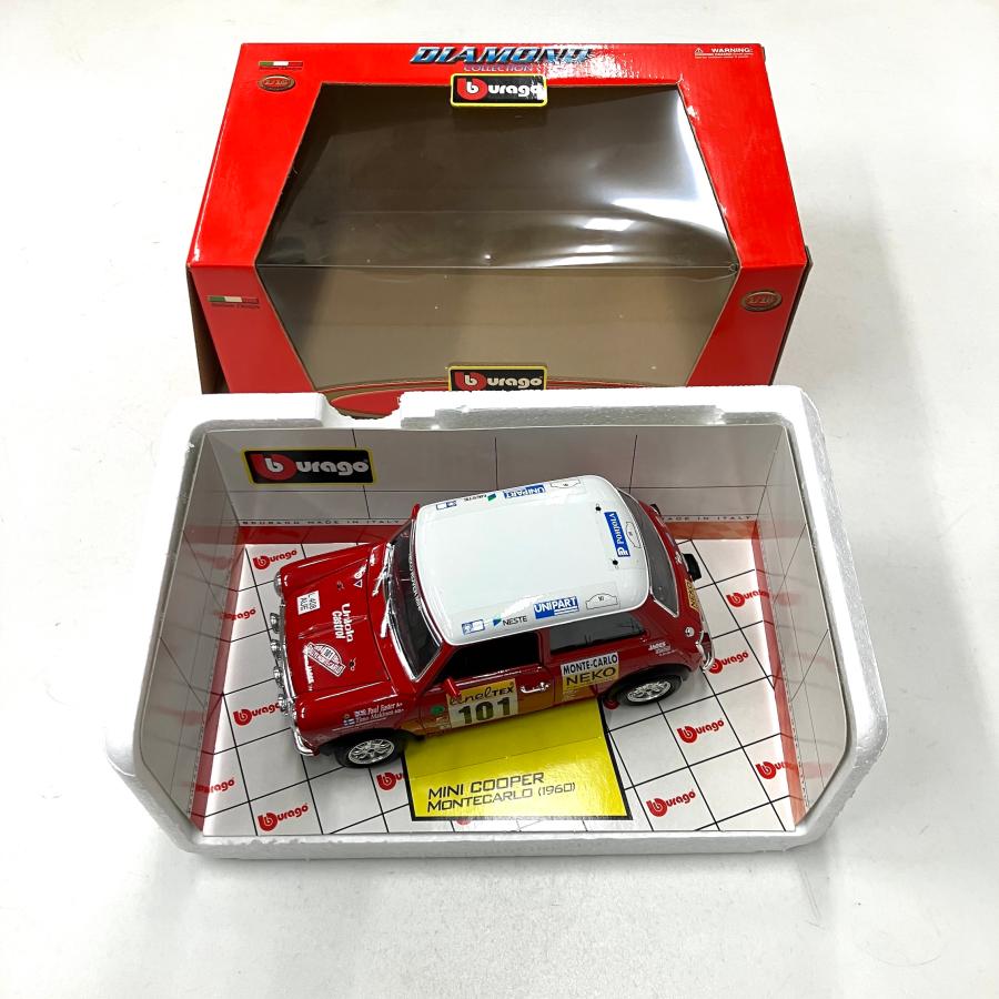 新品 現品 BBURAGO 1/16 MINI COOPER MONTE CARLO (1960) : ミニ