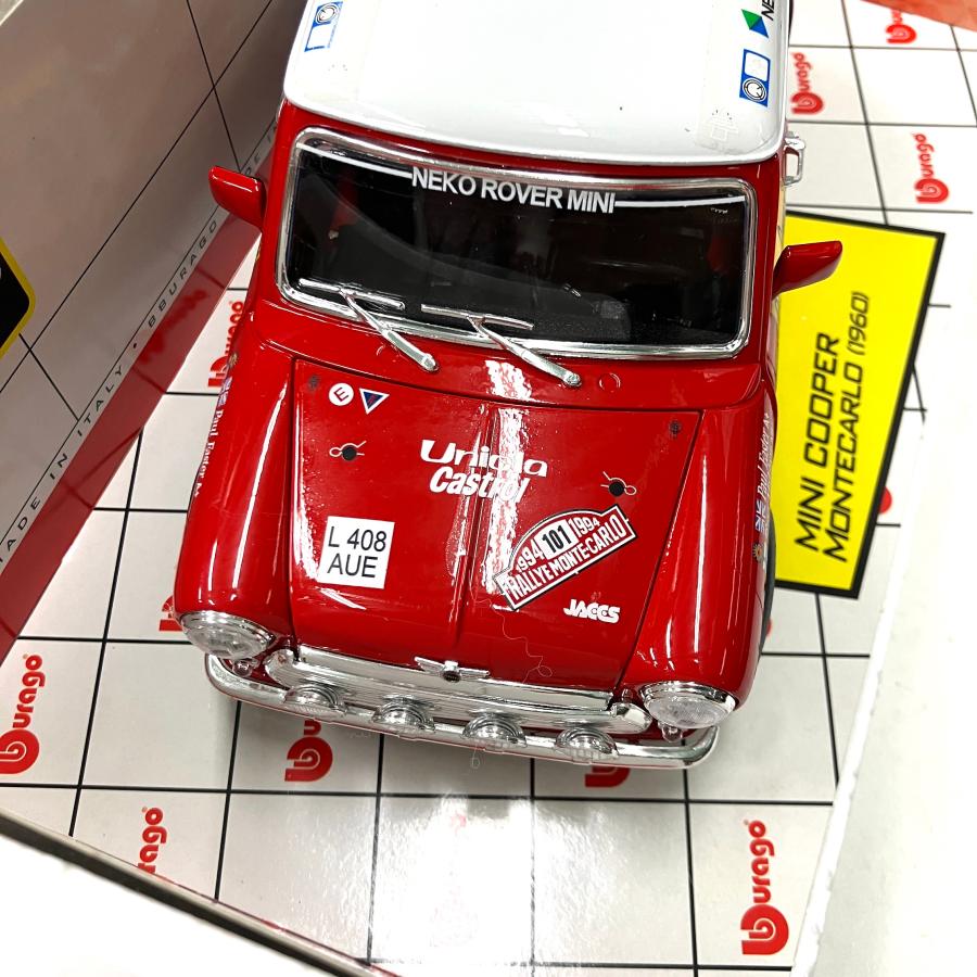 新品 現品 BBURAGO 1/16 MINI COOPER MONTE CARLO (1960) : ミニ