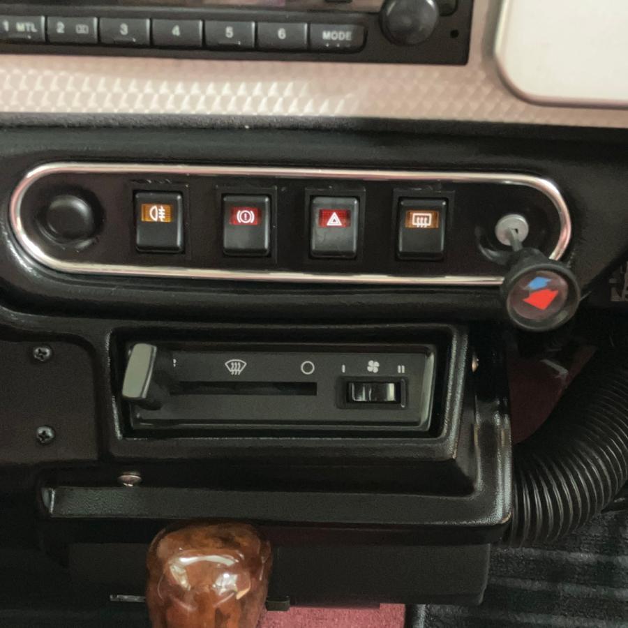 ローバー 5連センタースイッチパネルステッカーキット・ウッドカラー