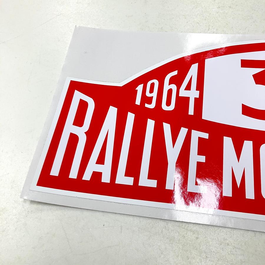 ローバー RALLYE MONTE CARLO ゼッケン37 ラージステッカー : ミニ