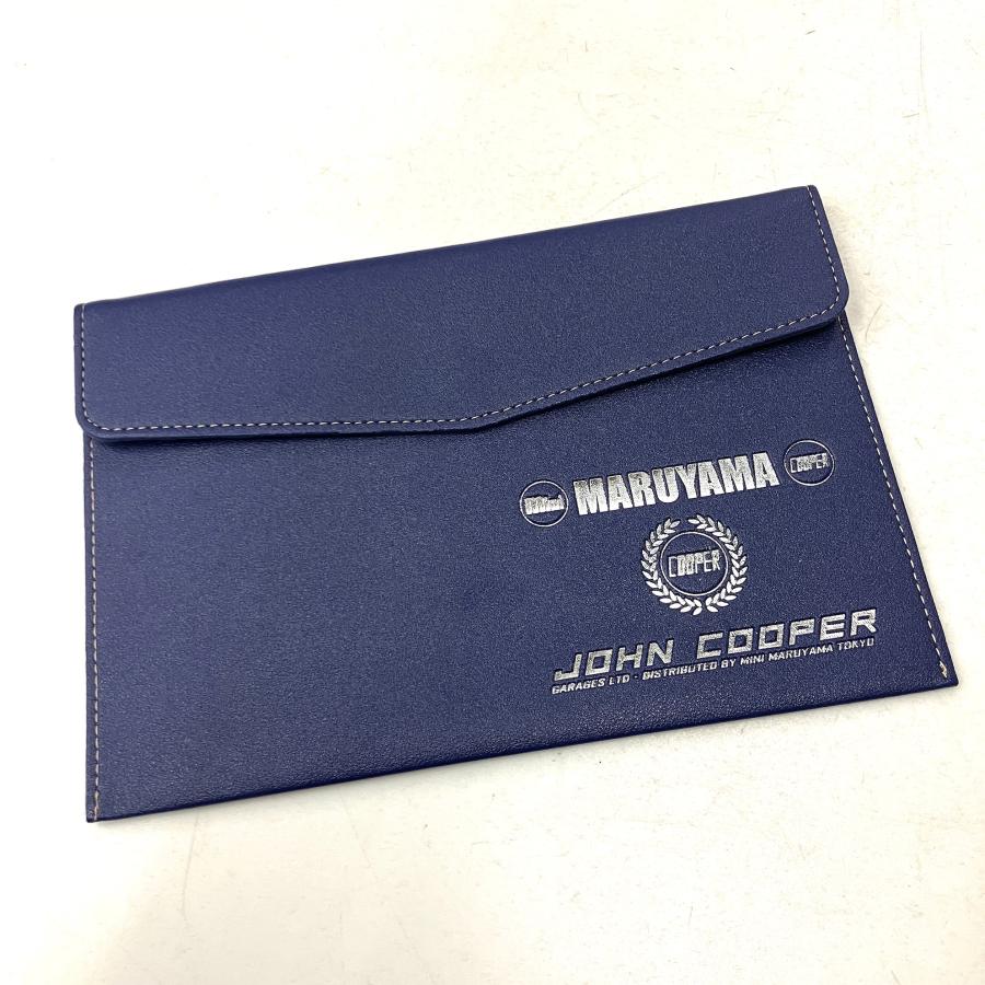 ミニマルヤマ/ジョンクーパーロゴ入り車検証入れ : ミニマルヤマ