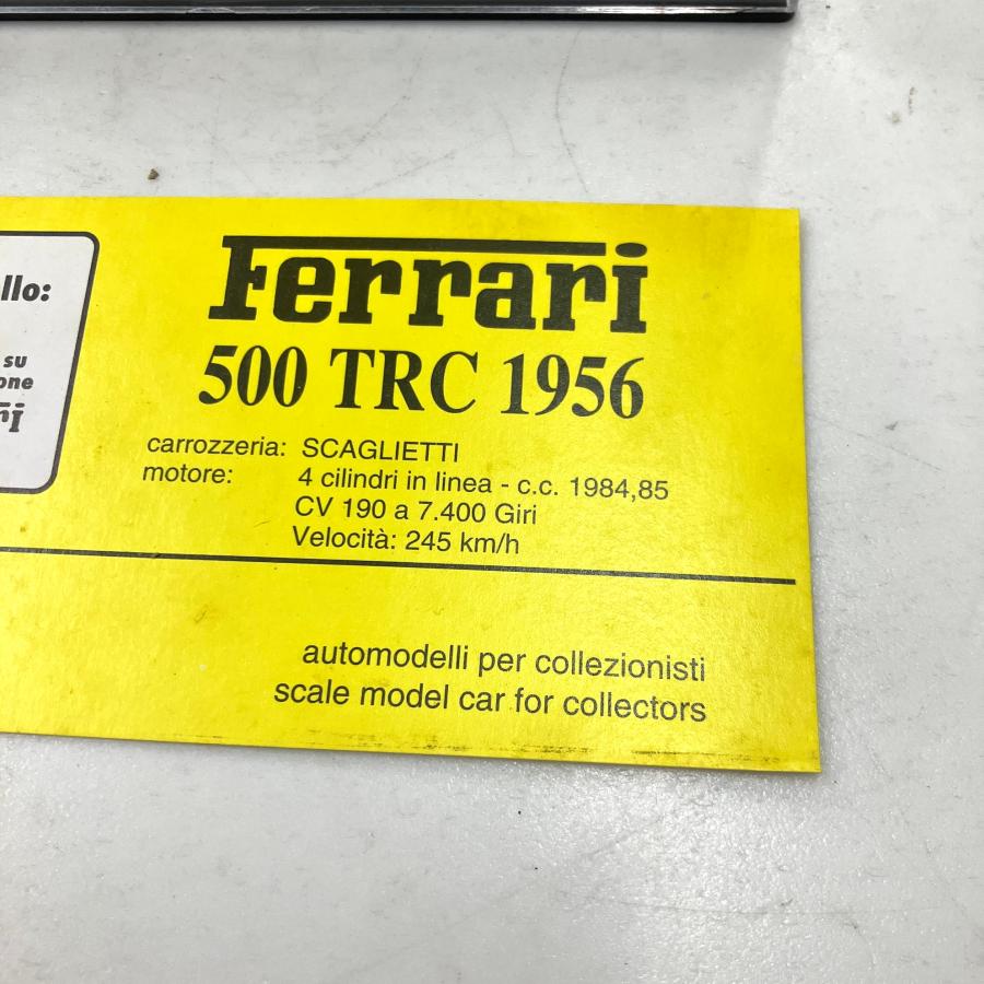 Ferrari（フェラーリ） 新品 現品 ARTMODEL 1/43 Ferrari 500 TRC 1956