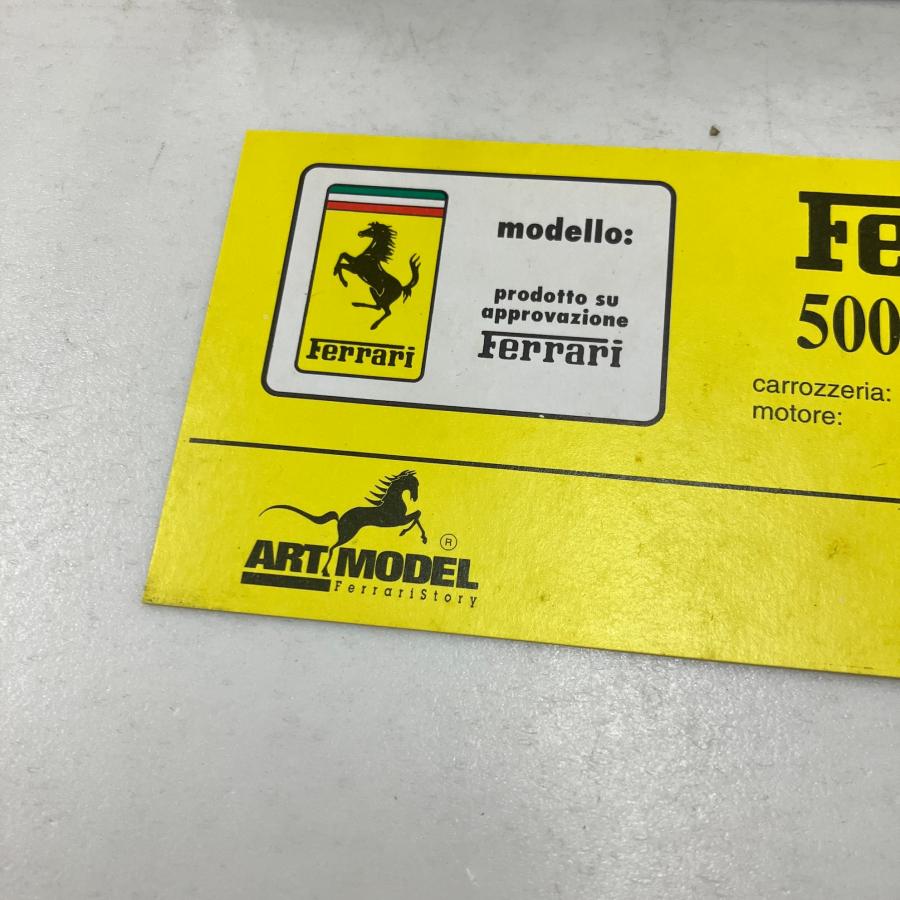 Ferrari（フェラーリ） 新品 現品 ARTMODEL 1/43 Ferrari 500 TRC 1956