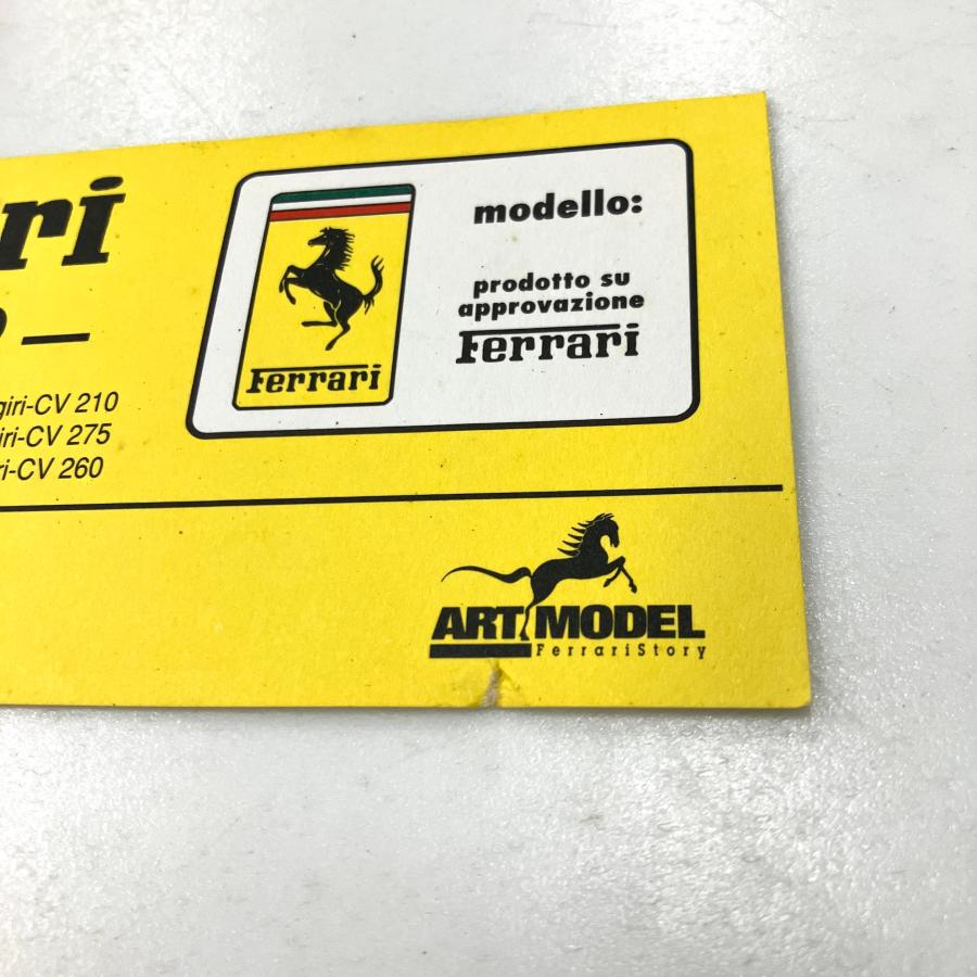 Ferrari（フェラーリ） 新品 現品 ARTMODEL 1/43 Ferrari Dino SP
