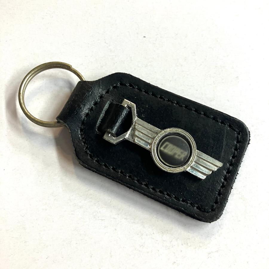 キーホルダー　ヴィンテージ 現品 COOPER ヴィンテージレザーキーホルダー : ミニマルヤマ - 通販