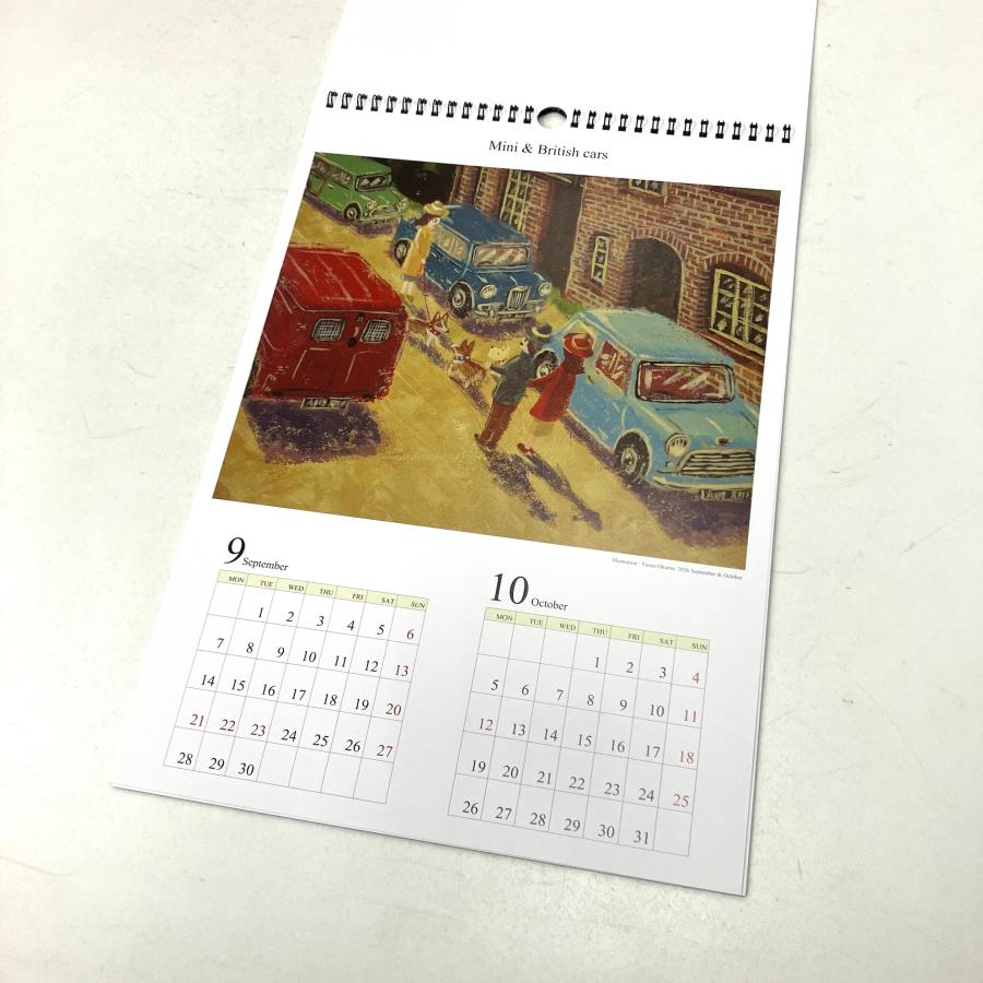 2026年 Mini and British Cars カレンダー : ミニマルヤマ - 通販