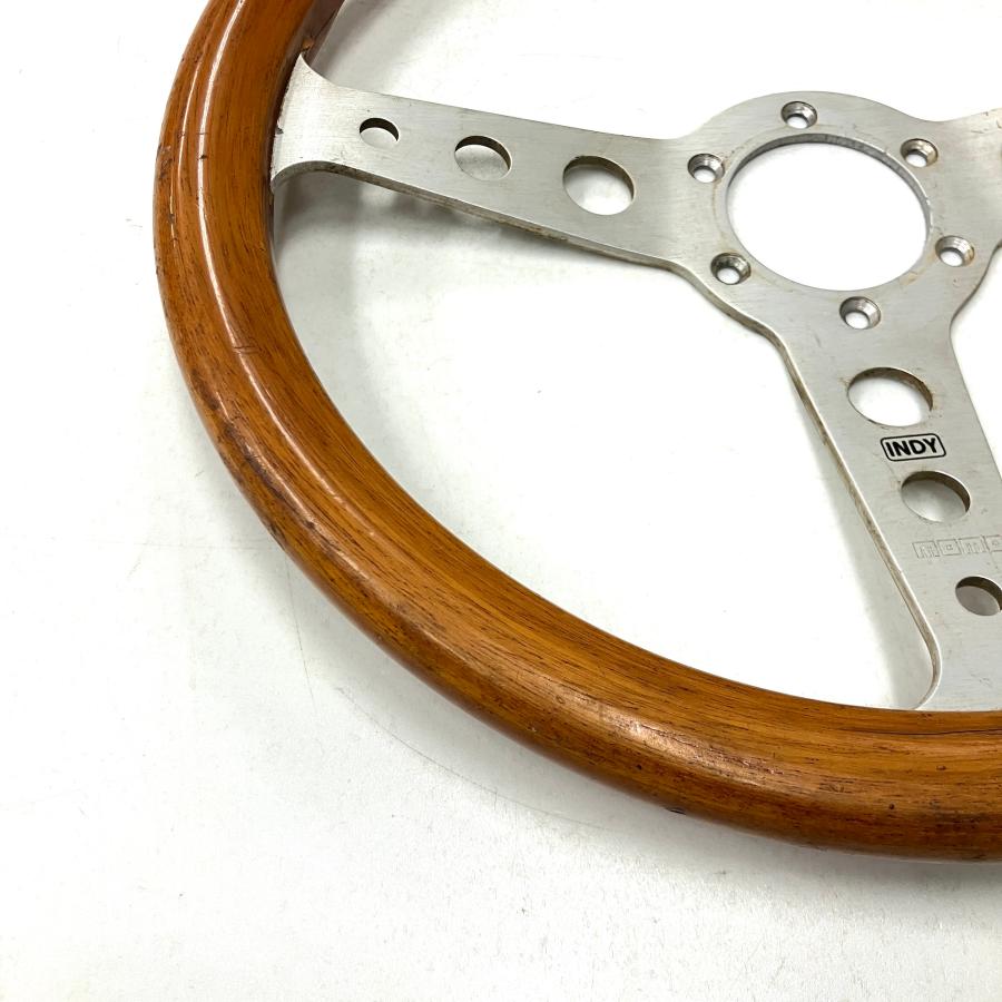 現品 momo INDY ウッドステアリング : ミニマルヤマ - 通販 - Yahoo