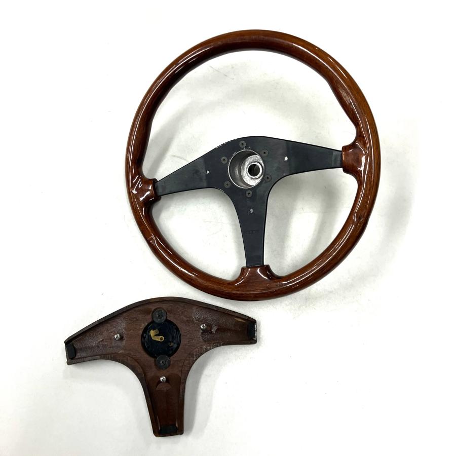 現品 momo クラシックミニ1996年以前車用 ウッドステアリング : ミニ