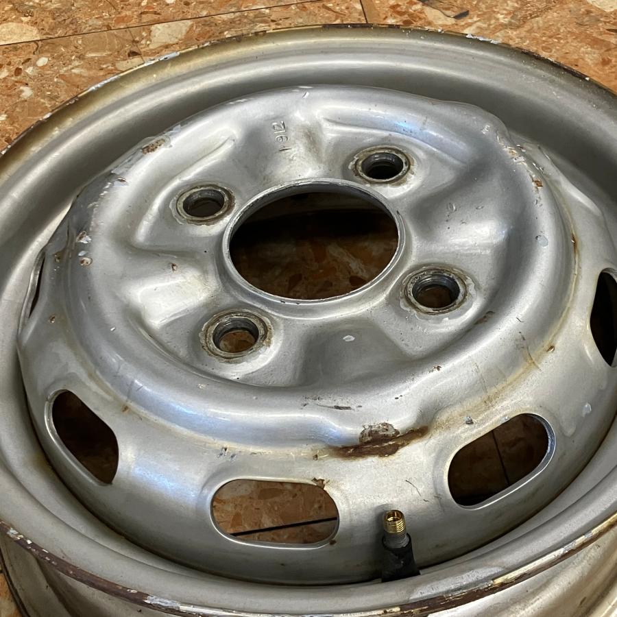 中古 MG 1300 ADO16 純正スチールホイール5本セット : ミニマルヤマ