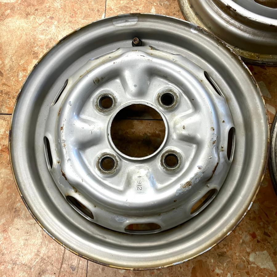 中古 MG 1300 ADO16 純正スチールホイール5本セット : ミニマルヤマ