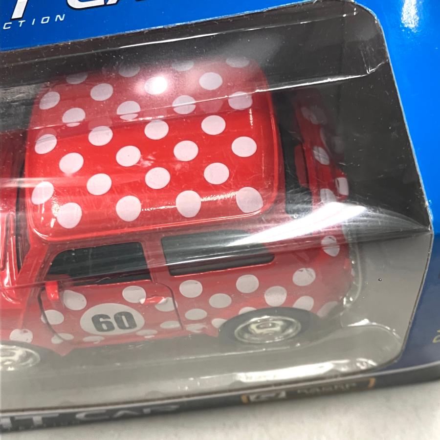 QHT CAR COLLECTION クラシックミニ 水玉 プルバックカー : ミニ