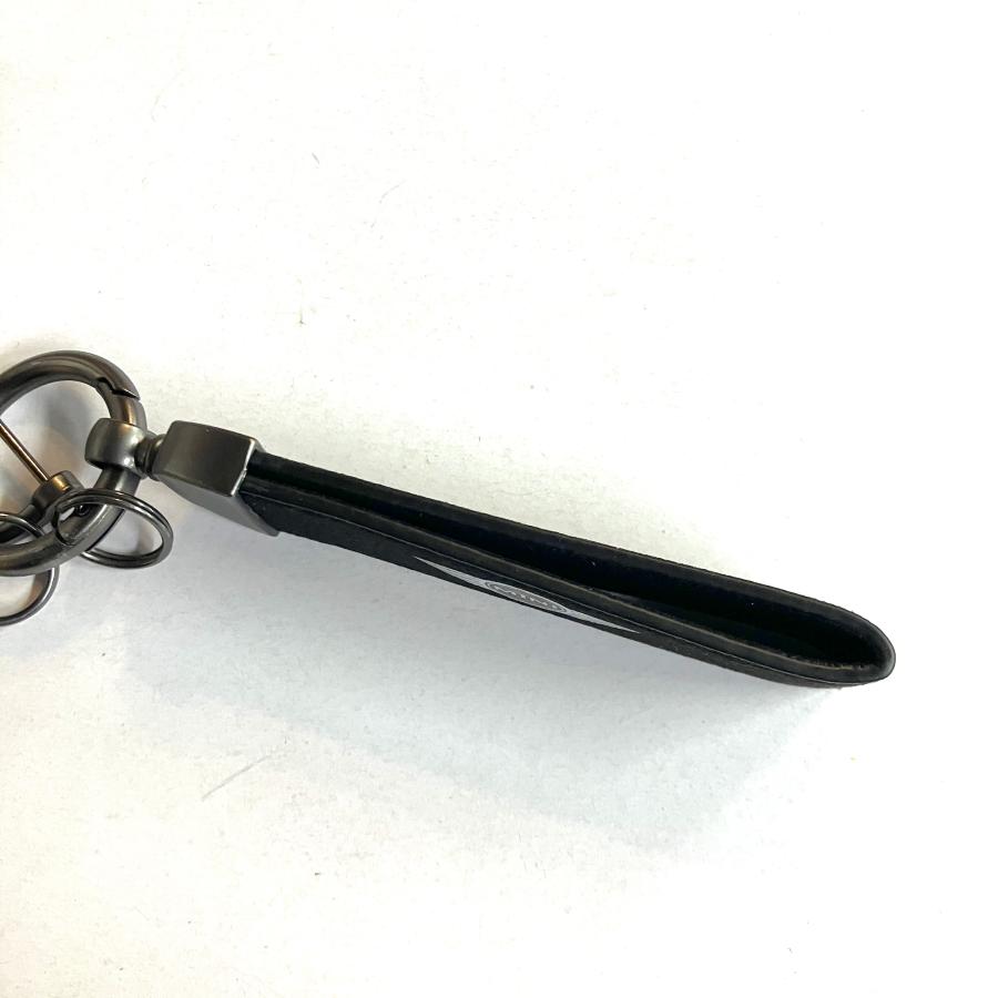 MINI レザーキーホルダー ブラウン/ブラック : ミニマルヤマ - 通販