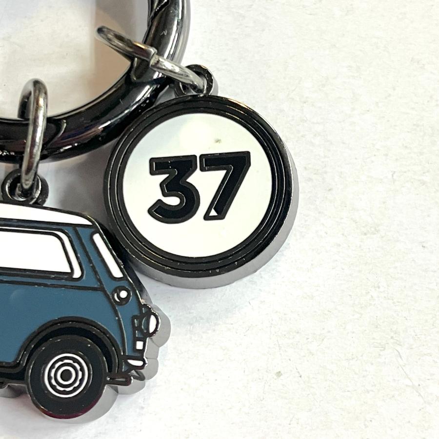 クラシックミニ ゼッケン37番 キーホルダー : ミニマルヤマ - 通販