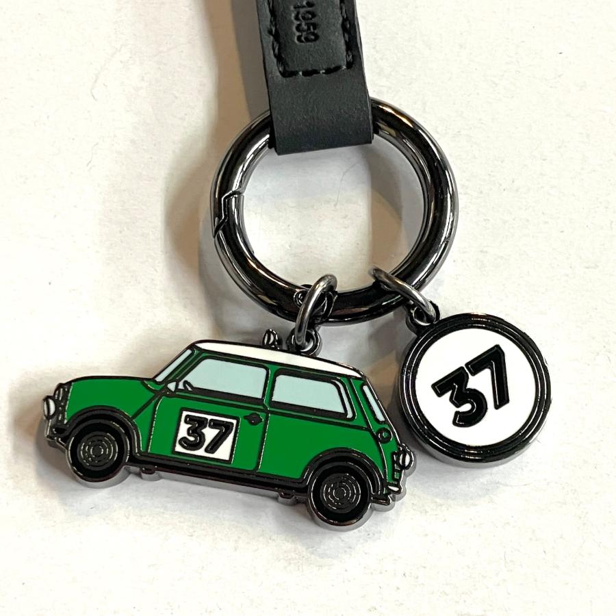 クラシックミニ ゼッケン37番 キーホルダー : ミニマルヤマ - 通販