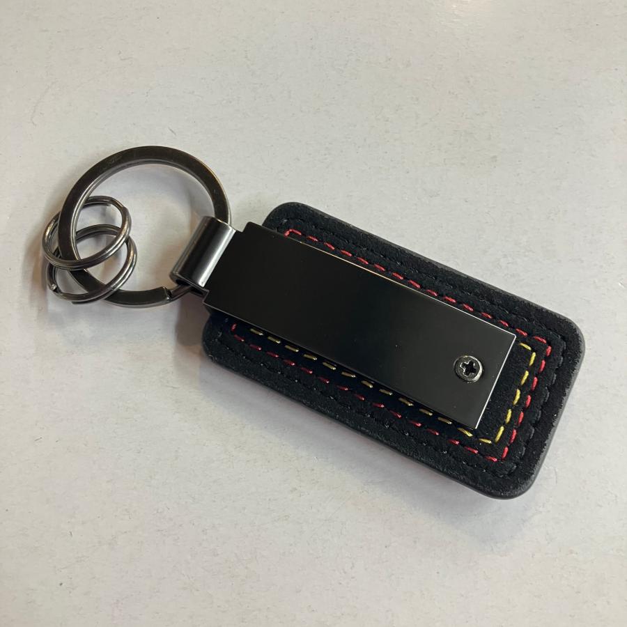 MINI カラフルステッチ レザーキーホルダー : ミニマルヤマ - 通販