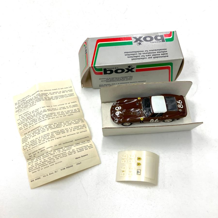 Ferrari（フェラーリ） 新品 現品 BOX MODEL 1/43 Ferrari GTO
