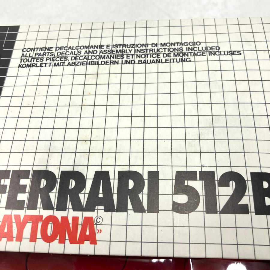 新品　現品　BBURAGO 1/24 Ferrari 513 BB DAYTONA　モデルカーキット_4
