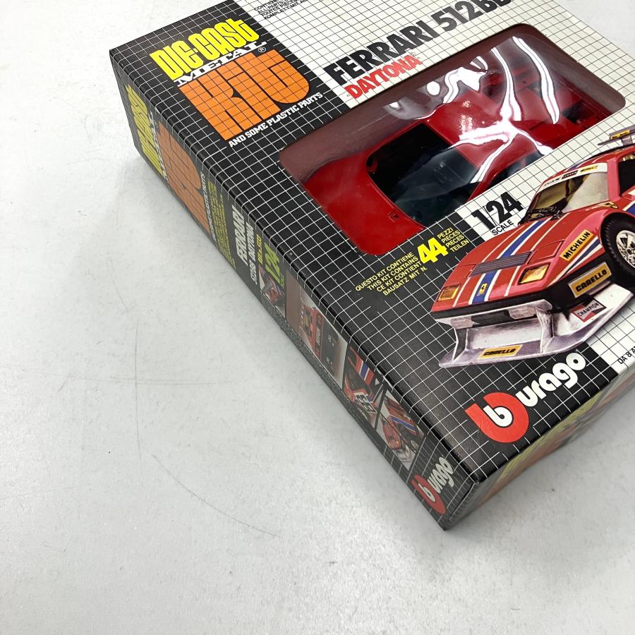 新品　現品　BBURAGO 1/24 Ferrari 513 BB DAYTONA　モデルカーキット_5