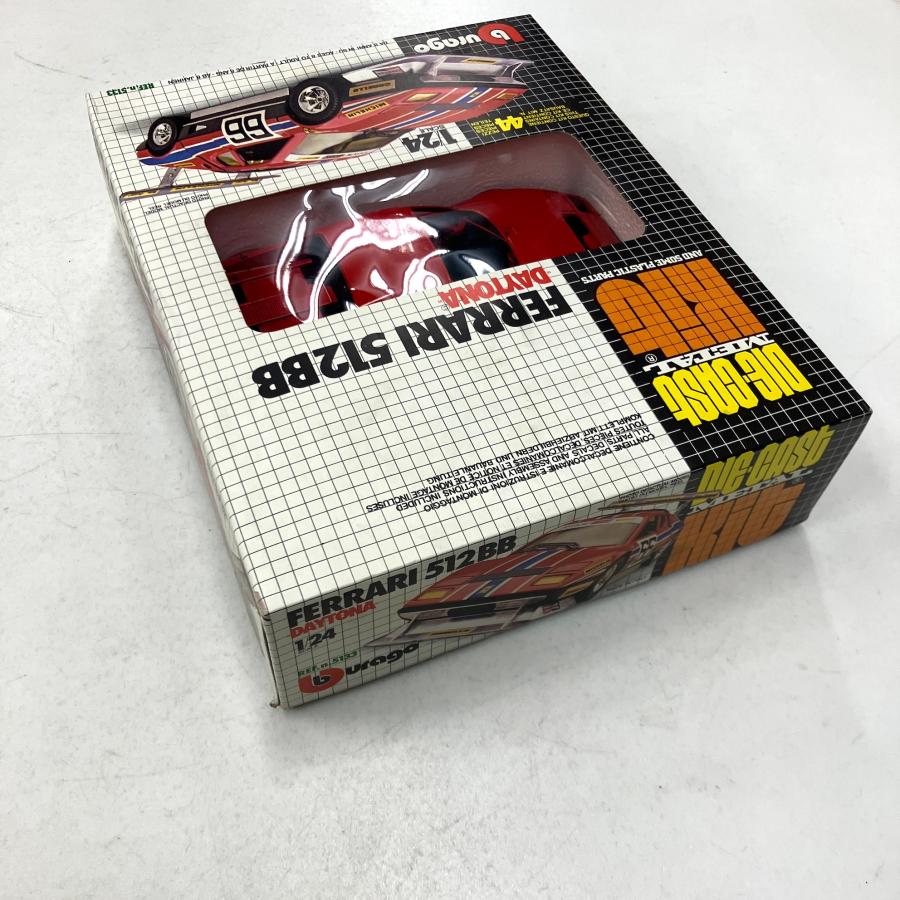 新品　現品　BBURAGO 1/24 Ferrari 513 BB DAYTONA　モデルカーキット_6