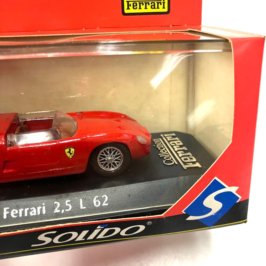Ferrari（フェラーリ） 現品 SoliDo 1/43 Ferrari 2,5 L 62 ミニカー