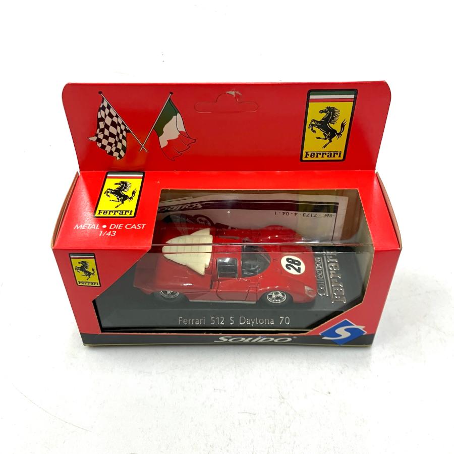 Solido Authentic Replica ミニカー Ferrari（フェラーリ） 現品 SoliDo 1/43 Ferrari 512 S Daytona 70
