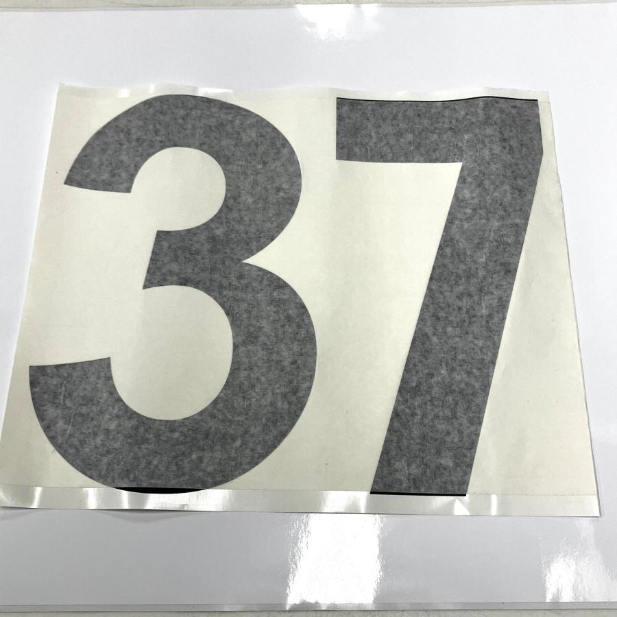 37番 ゼッケンステッカー : ミニマルヤマ - 通販 - Yahoo!ショッピング