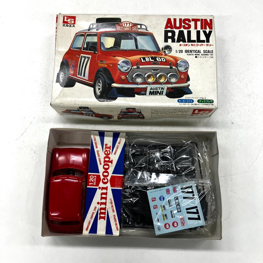 現品 新品 LS 1/20 オースチン ミニクーパー ラリー プラモデル : ミニ