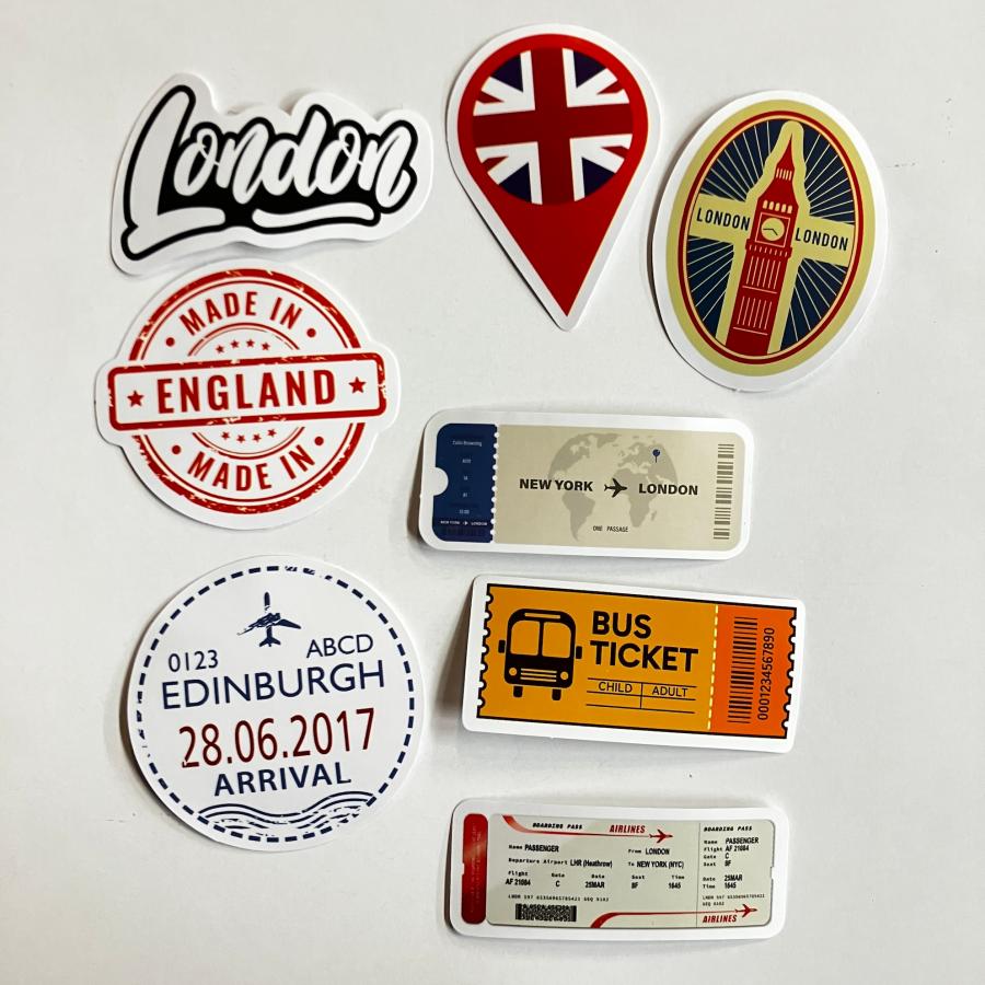 ロンドンモチーフステッカー50枚セット : ミニマルヤマ - 通販 - Yahoo