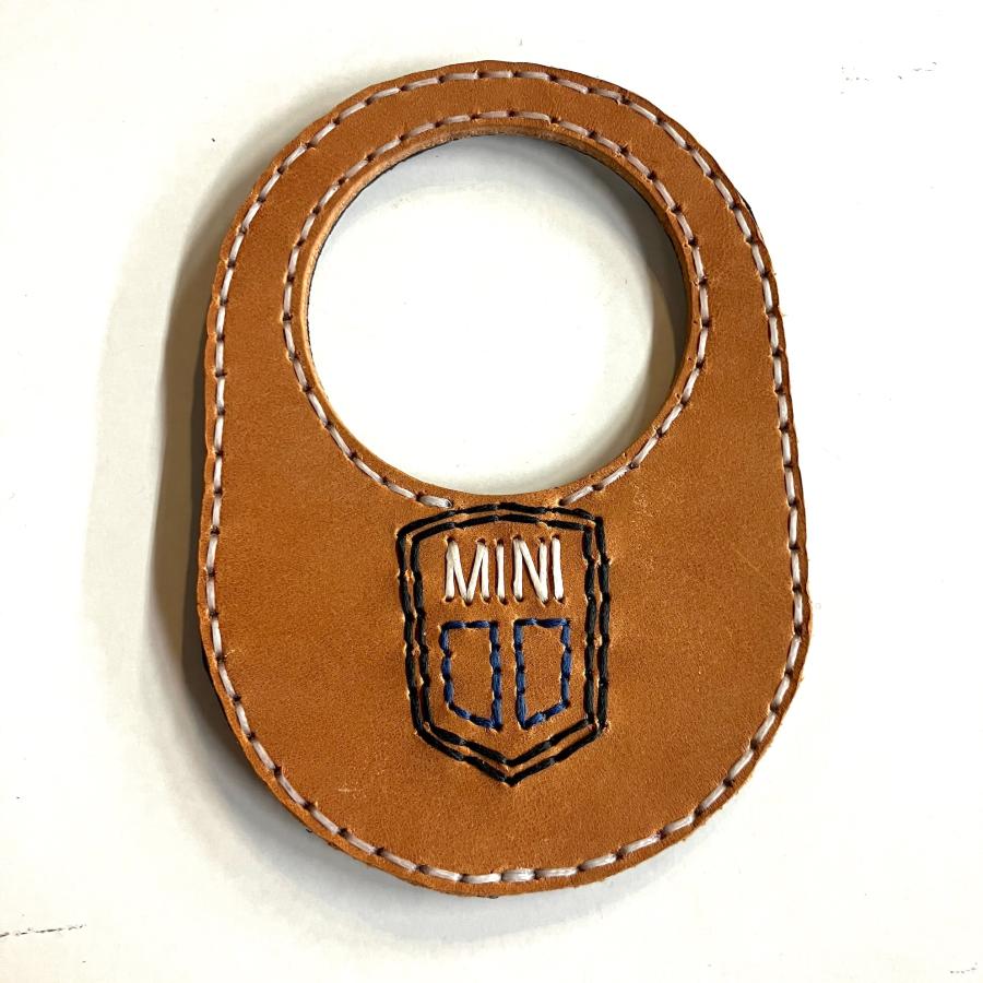 renoma レザー ミニエプロン　 ダークブラウン 現品 MK3デザイン レザータンクエプロン : ミニマルヤマ - 通販