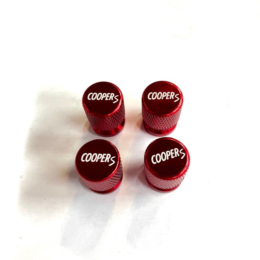 COOPER S ホイールエアーバルブキャップセット : ミニマルヤマ - 通販
