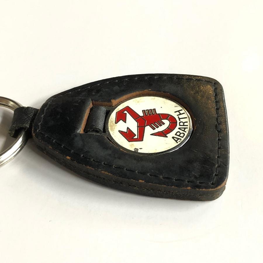 アバルト 現品 ABARTH レザーキーホルダー : ミニマルヤマ