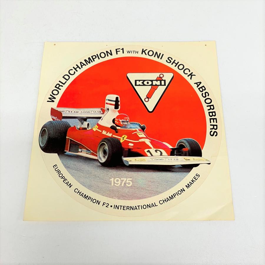 現品 F1 KONI 1975 ステッカー : ミニマルヤマ - 通販 - Yahoo