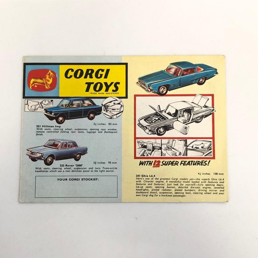 現品 CORGI TOYS カタログ : ミニマルヤマ - 通販 - Yahoo!ショッピング