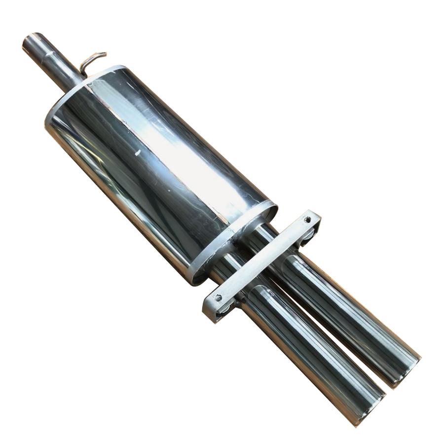 ラスト1点 PLAYMINIビックボアステンレスセンターマフラー・ダブル