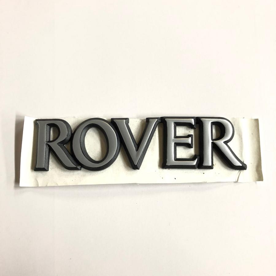 ローバー トランクエンブレム・ROVER（ライトグレー） : ミニ