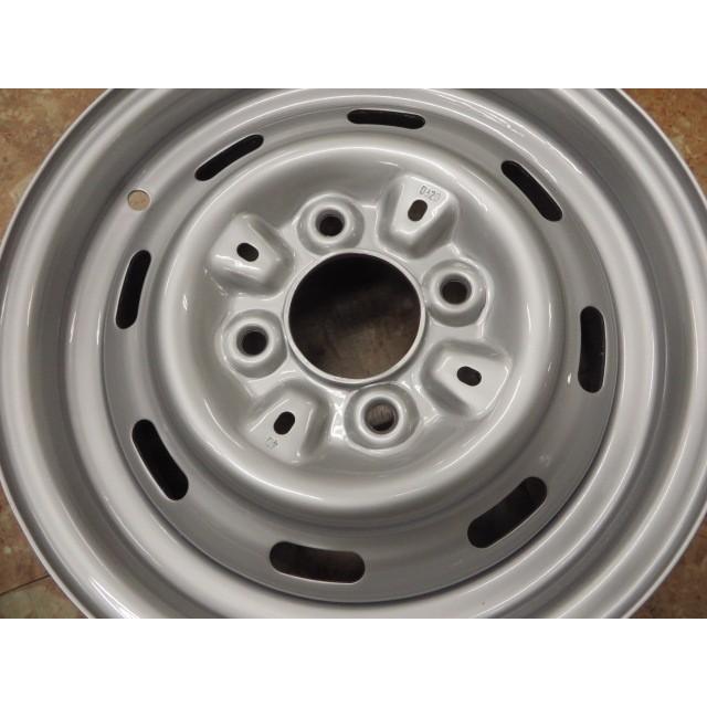 12インチ シルバー スチールホイール 4本セット 中古リペイント品 純正 12インチ 4.5J スチールホイール4本セット