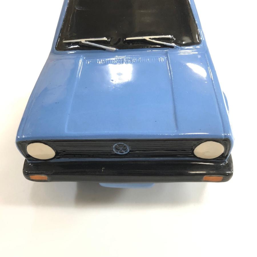 【美品】VW フォルクスワーゲン純正 ゴルフカブリオレ ウィンドディフレクター フォルクスワーゲン（Volkswagen） 現品 ゴルフ カブリオレ（ブルー