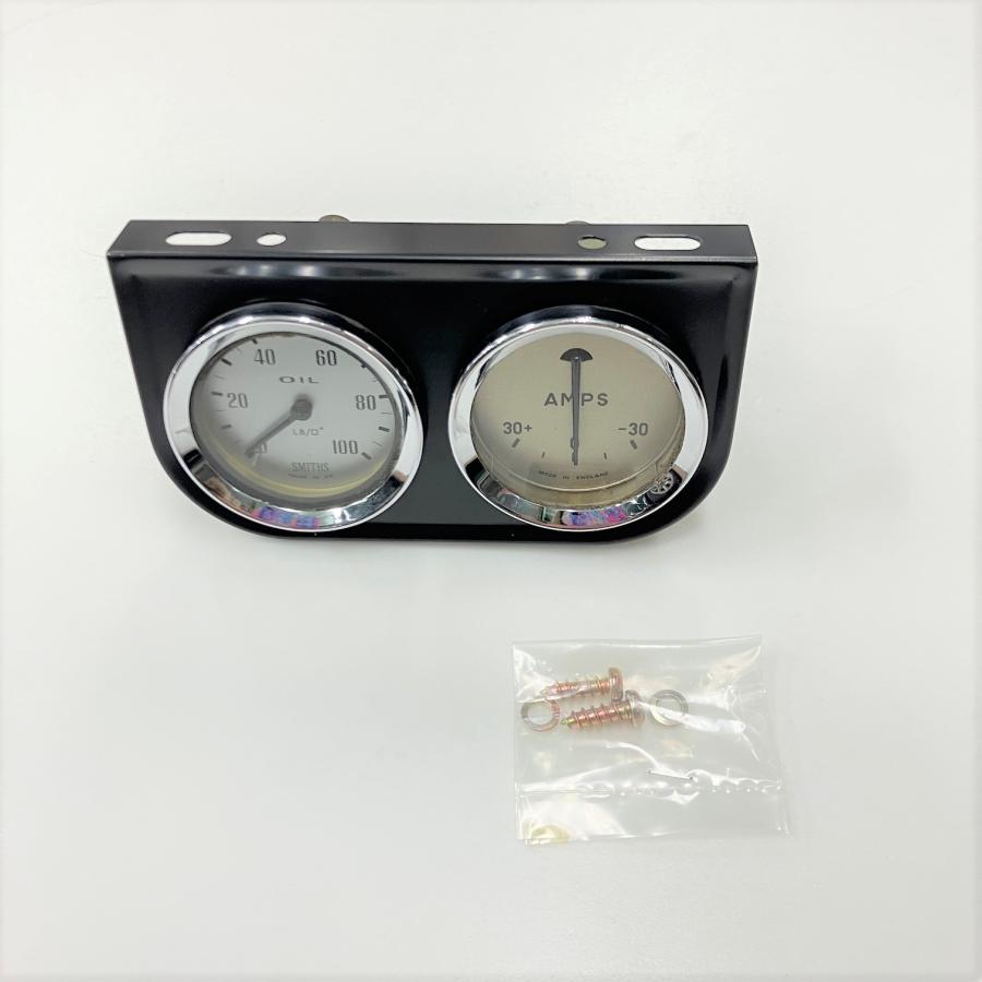 現品 SMITHS アンメーター＆油圧計 ステー付き : ミニマルヤマ - 通販